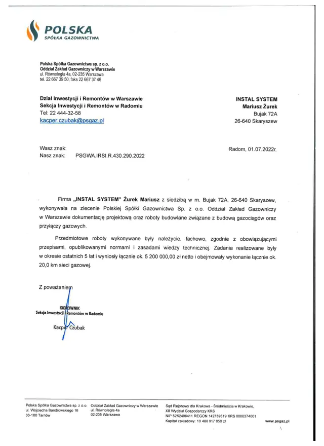 Podgląd pierwszej strony referencji: Referencje ogólne - 2022