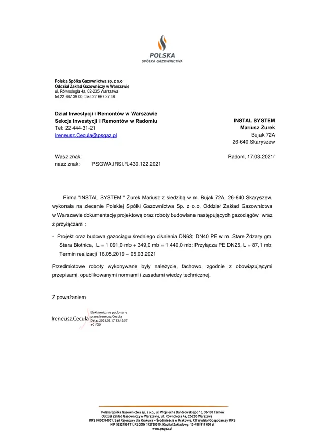 Podgląd pierwszej strony referencji: Stare Żdżary
